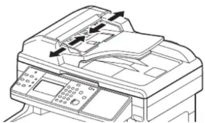 Triumph-Adler P-C2665 i MFP - Breitenführungen ausrichten. - 1