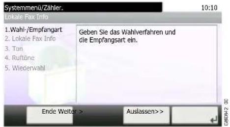 Triumph-Adler P-C2665 i MFP - Einstellungen vornehmen. - 2
