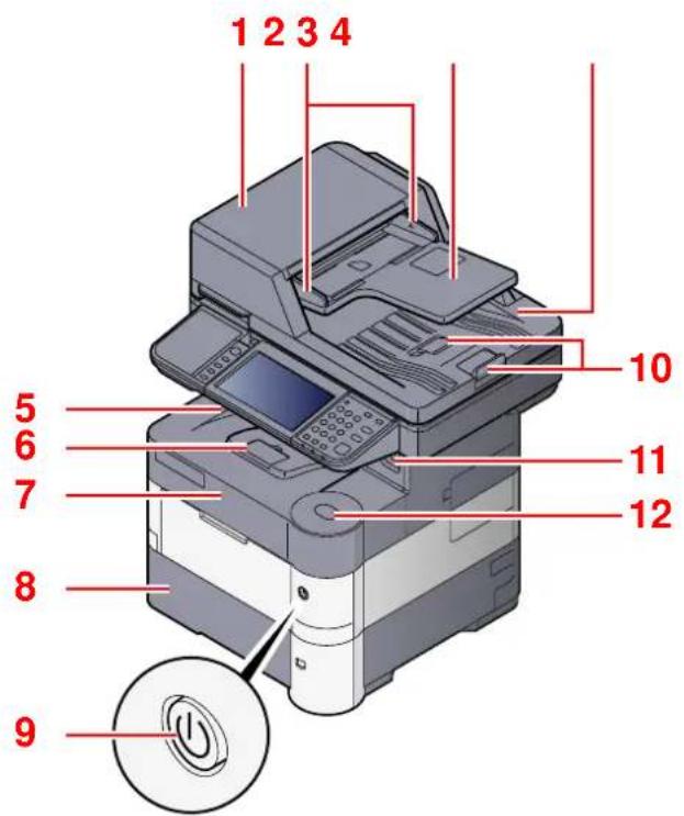 Triumph-Adler P-6035i MFP - Geräteansicht - 1