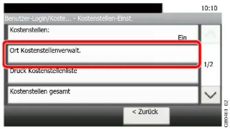 Triumph-Adler P-C2660 i MFP - Anzeige aufrufen. - 1