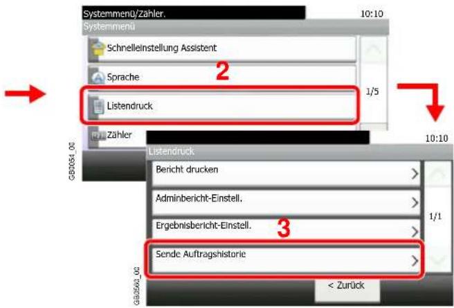 Triumph-Adler P-C2660 i MFP - Anzeige aufrufen. - 2