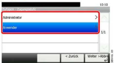 Triumph-Adler P-C2660 i MFP - Benutzerinformationen eingeben. - 3