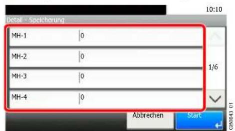 Triumph-Adler P-C2660 i MFP - Korrekte Werte eingeben. - 3