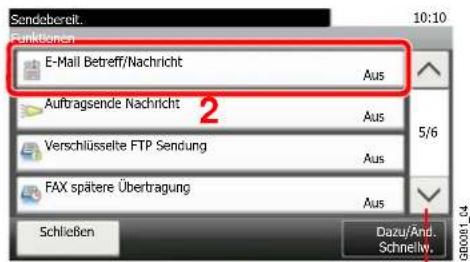 Triumph-Adler P-C2660 i MFP - Anzeige aufrufen. - 2