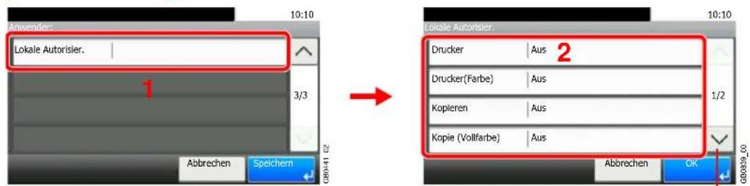 Triumph-Adler P-C2660 i MFP - Bearbeiten eines Benutzers - 15