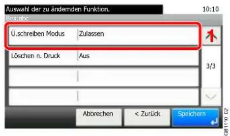 Triumph-Adler P-C2660 i MFP - Anwender-Box bearbeiten. - 12