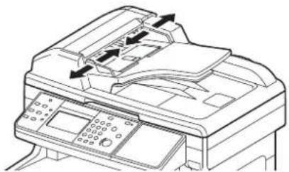 Triumph-Adler P-C2660 i MFP - Breitenführungen ausrichten. - 1