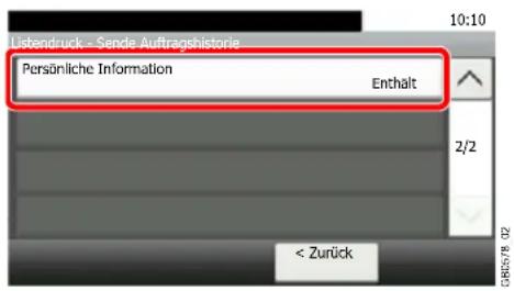 Triumph-Adler P-C2660 i MFP - Anzeige aufrufen. - 1