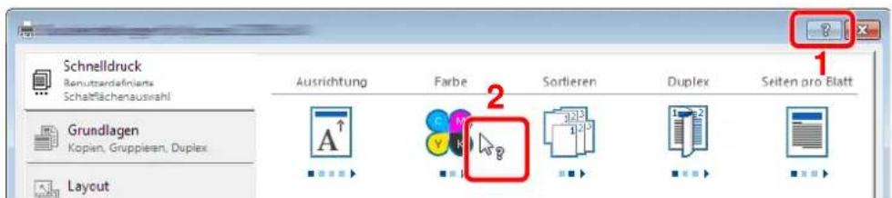 Triumph-Adler P-C2660 i MFP - Druckertreiber Hilfe - 1