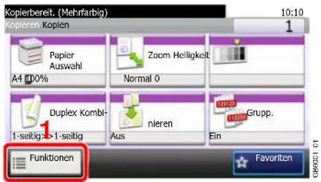 Triumph-Adler P-C2660 i MFP - Anzeige aufrufen. - 1