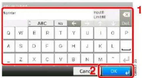 Triumph-Adler P-C2660 i MFP - E-Mail Betreff eingeben. - 1