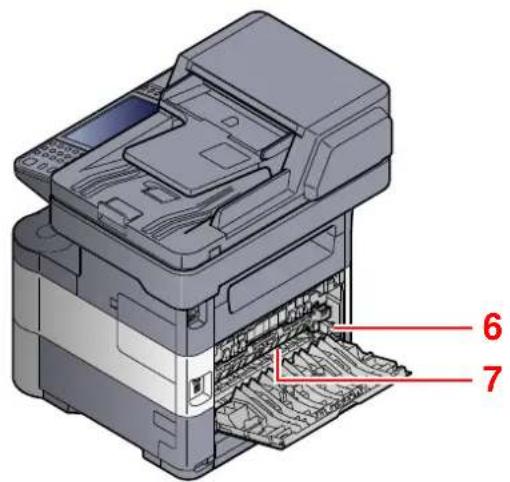 Triumph-Adler P-4030i MFP - Anschlüsse/Geräteinneres - 2