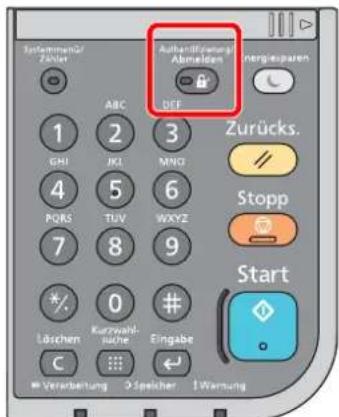 Triumph-Adler P-4030i MFP - Logout/Abmelden - 1
