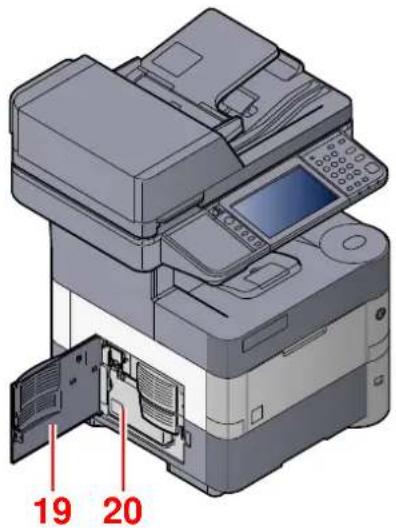 Triumph-Adler P-4030i MFP - Anschlüsse/Geräteinneres - 5