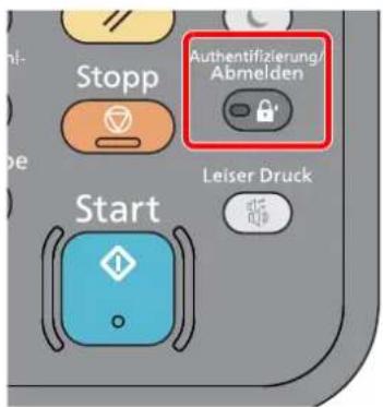 Triumph-Adler P-4026iw MFP - Logout/Abmelden - 1