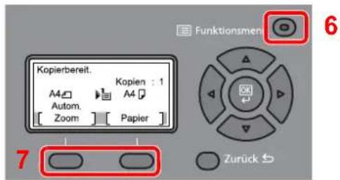 Triumph-Adler P-4020 MFP - Anzeige für Originale und Papier - 2
