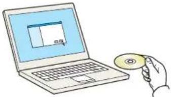 Triumph-Adler P-4020 MFP - DVD einlegen. - 1