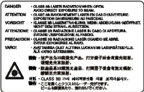 Triumph-Adler P-4035i MFP - Lasersicherheit (Europa) - 1