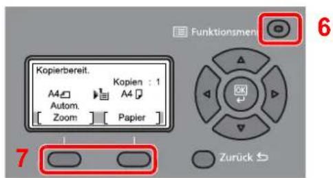 Triumph-Adler P-4025w MFP - Anzeige für Originale und Papier - 2