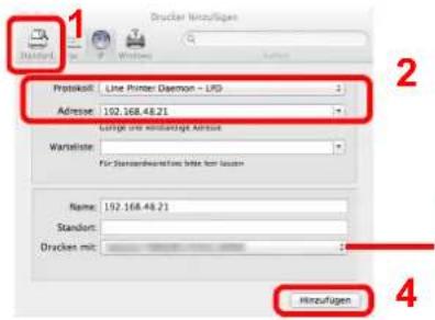 Triumph-Adler P-4030 MFP - Drucker konfigurieren. - 4