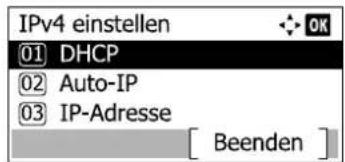Triumph-Adler P-4030 MFP - Bei Verwendung einer festen IP-Adresse - 1
