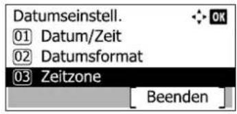 Triumph-Adler P-4030 MFP - Einstellungen konfigurieren. - 1