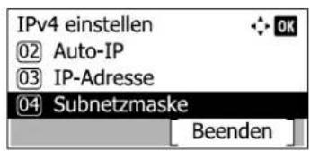 Triumph-Adler P-4030 MFP - Bei Verwendung einer festen IP-Adresse - 9