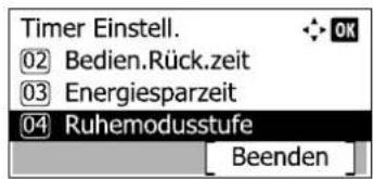 Triumph-Adler P-4030 MFP - Anzeige aufrufen. - 6