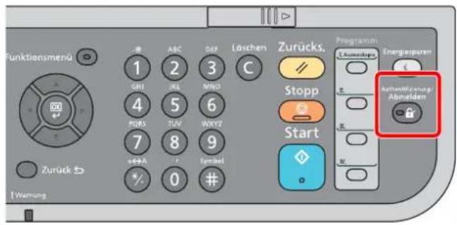Triumph-Adler P-4030 MFP - Logout/Abmelden - 1