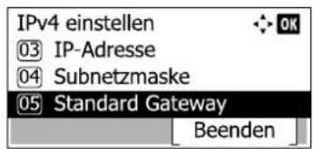 Triumph-Adler P-4030 MFP - Bei Verwendung einer festen IP-Adresse - 13
