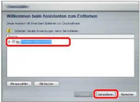 Triumph-Adler P-3520 MFP - Software deinstallieren - 1
