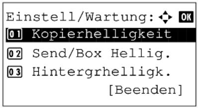 Triumph-Adler P-3520 MFP - Sende/Box Helligkeit - 2