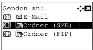Triumph-Adler P-3025 MFP - Senden an Ordner (SMB)/Senden an Ordner (FTP) - 1