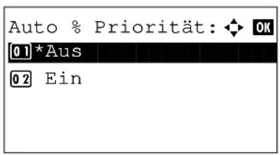 Triumph-Adler P-3020 MFP - Autom. % Priorität - 3