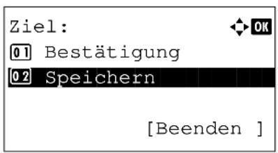 Triumph-Adler P-3020 MFP - Ziel eingeben - 1