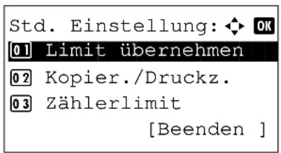 Triumph-Adler P-3020 MFP - Beschränkungen anwenden - 6