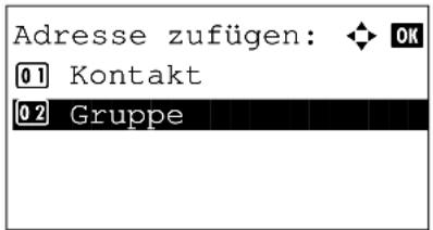 Triumph-Adler P-3020 MFP - Gruppe hinzufügen - 5