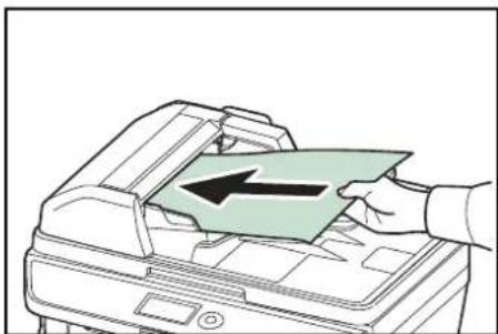 Triumph-Adler P-3020 MFP - So werden Originale eingelegt - 2