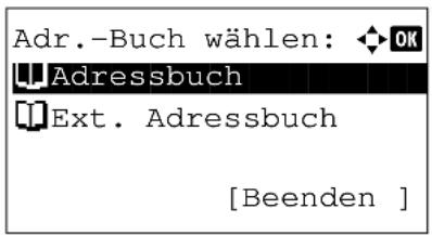 Triumph-Adler P-3020 MFP - Ziele aus dem Adressbuch wählen - 1