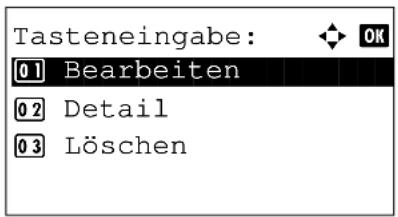 Triumph-Adler P-3020 MFP - Zielwahltasten bearbeiten - 2