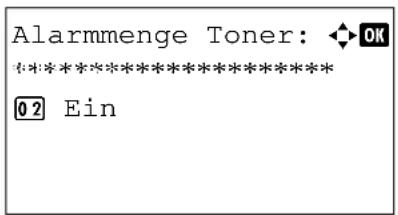 Triumph-Adler P-3020 MFP - Alarmmenge Toner - 3