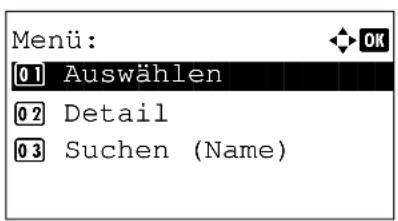 Triumph-Adler P-3020 MFP - Suche im Adressbuch - 2