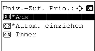 Triumph-Adler P-3020 MFP - Universalzufuhr Priorität - 3