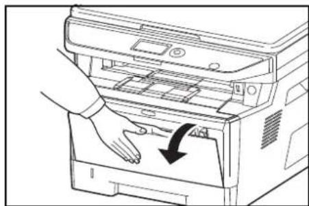 Triumph-Adler P-3020 MFP - Papier in die Universalzufuhr einlegen - 1