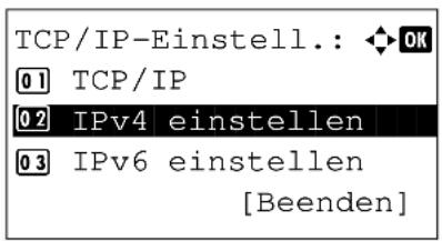 Triumph-Adler P-3020 MFP - TCP/IP (IPv4) Einstellungen - 7