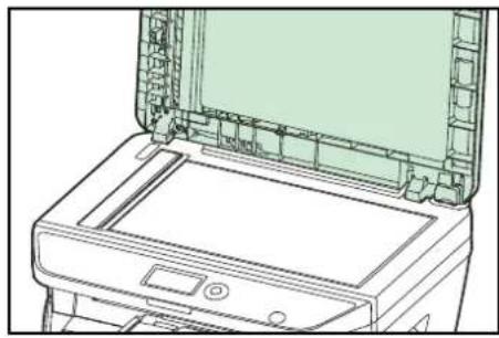 Triumph-Adler P-3020 MFP - Originale auf dem Vorlagenglas anlegen - 1