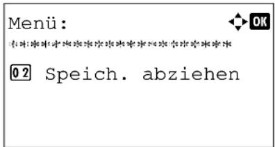 Triumph-Adler P-3020 MFP - USB-Speicher abziehen - 3
