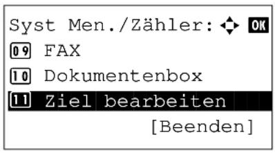 Triumph-Adler P-3525 MFP - Ziel bearbeiten - 1