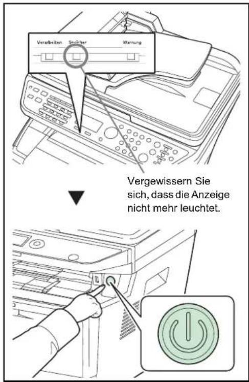 Triumph-Adler P-3525 MFP - Ausschalten - 1