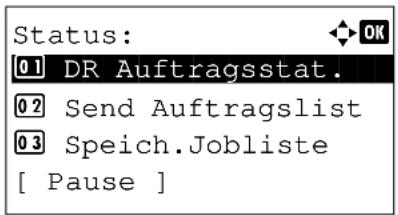 Triumph-Adler P-3525 MFP - Auftragshistorie Druckauftrag anzeigen - 1